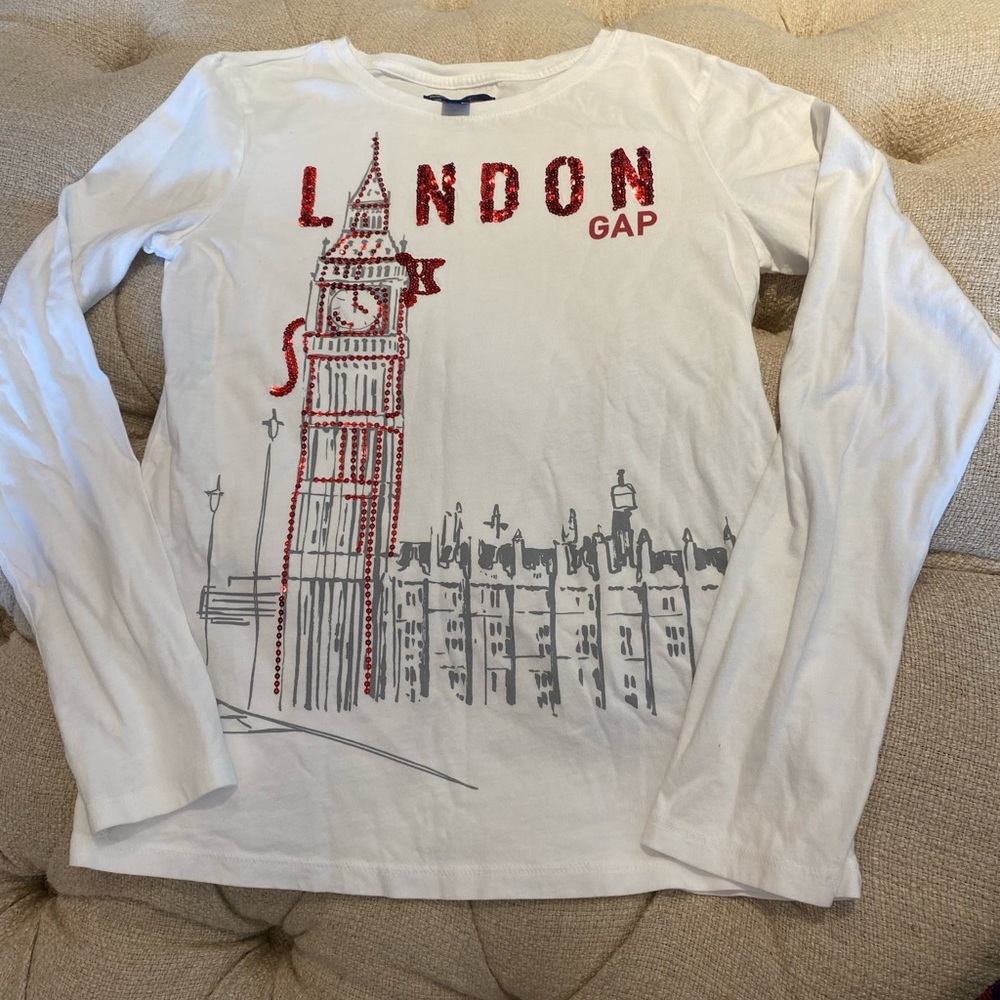 Gap Kids long sleeved London top, never worn, size XL(12)